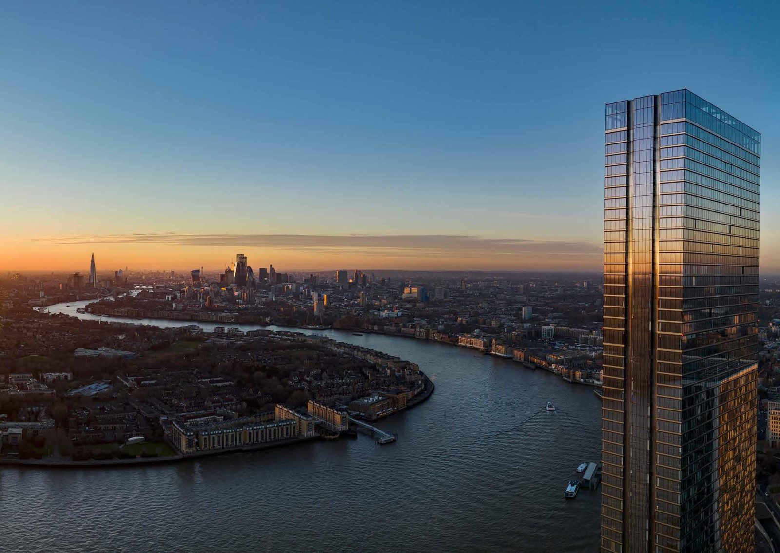 Studio apartment in Canary Wharf